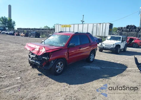 2008 Kia Sportage Lx V6 from USA, damaged, VIN KNDJE723287531130